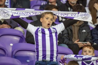 Football NL I. Hungary 2024/25 season, matchday 32: Újpest FC vs Nyíregyháza Spartacus***Young fan