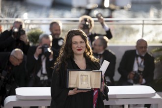 Cannes, France - 24.5.2024: Mascha Schilinski, winner of the Jury Prize for the film Sound of