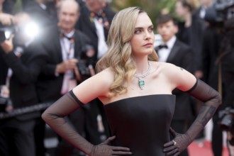 Cannes, France - 22.5.2024: Cara Delevingne during the - La Venue De L'avenir (Colours Of Time) -