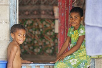 KIds, Nacula island, Fiji, South Pacific islands, Pacific, Oceania
