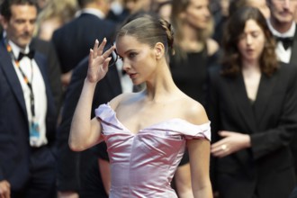 Cannes, France - 17.5.2024: Barbara Palvin during the Red Carpet at the 78th Cannes International