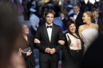 Cannes, France - 17.5.2024: Sissy Spacek, Robert Pattinson, Lynne Ramsay and Jennifer Lawrence on