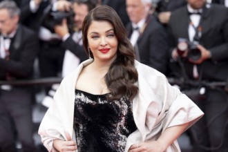 Cannes, France - 22.5.2024: Aishwarya Rai during the - La Venue De L'avenir (Colours Of Time) - Red