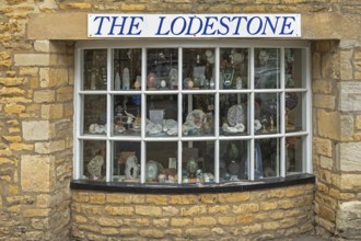 Shop window, shop, The Lodestone, Bourton-on-the-Water, The Cotswolds, Gloucestershire, England,