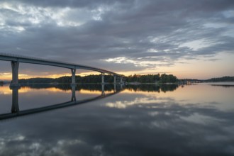 Evening mood, Lövö Bridge, Kasnäsintie, Falkö Fjord, Kasnäs, Hitis archipelago, archipelago south