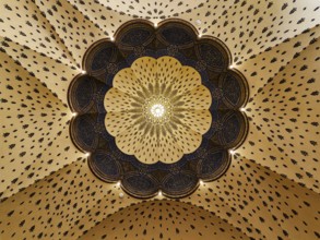 Window in a dome, Art Nouveau, view upwards, interior view, Gellert Bath, Gellert Thermal Bath,