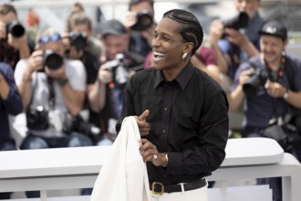 Cannes, France - 19.5.2024: Asap Rocky (A$ap Rocky) during the photocall - Highest 2 Lowest -