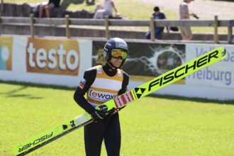 Clemens Aigner (SV Innsbruck Bergisel) wins both ski jumping events at the COC Cup Summer Ski