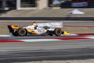 ALEXANDER ROSSI (7) of Nevada City, California practices for the Inaugural Thermal Club $1 Million