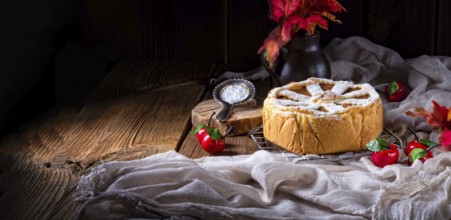 Äpfel mit einer knusprigen Kruste bedeckt - das ist die amerikanische Apple Pie