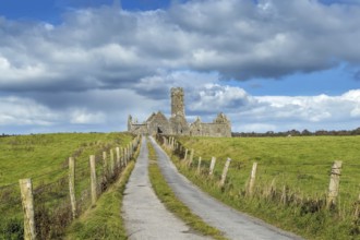 Ross Errilly Friary is a medieval Franciscan friary located about a mile to the northwest of
