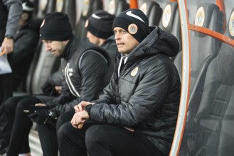 LUBIN, POLAND - MARCH 1, 2025: Football match between KGHM Zaglebie Lubin vs Piast Gliwice. Head