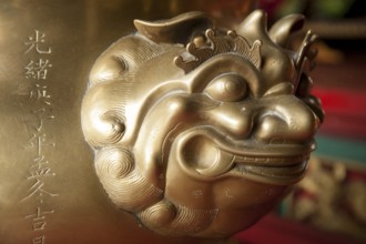 Dragon face, kek lok si buddha temple, penang, malaysia, asia
