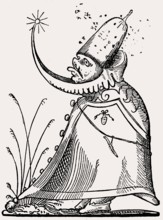 Satirical print about Pope Julius II, 1443 –1513