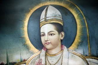 Portrait of kabir das, kabir chaura, varanasi, uttar pradesh, Asia, India, Asia