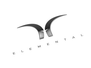 Rotated to left, Elemental Logo, Car, Logo
