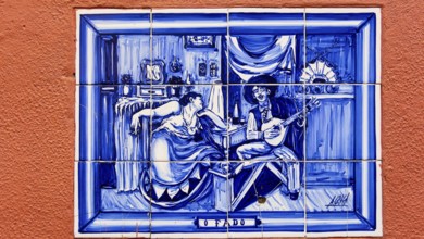 Ceramic tiles in Lisbon