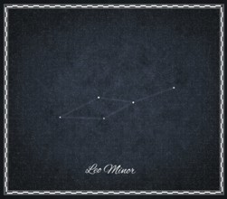 Leo Minor star constellation, Night sky, Cluster of stars, Deep space, Lesser Lion constellation,