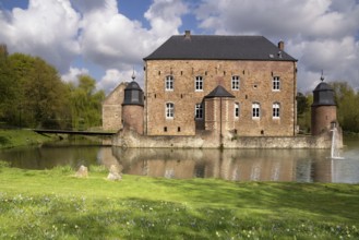 Castle Erenstein in the Anstel valley in the Dutch town Kerkrade