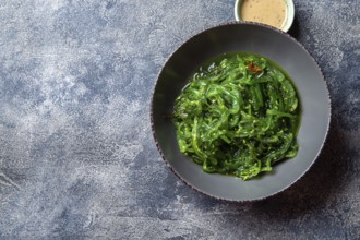 Food, Food, Chuka wakame, seaweed japanese salad with nuts sauce