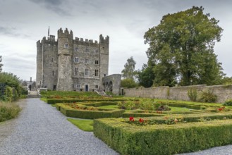Kilkea Castle is a medieval stronghold near the village of Kilkea, Ireland, Europe