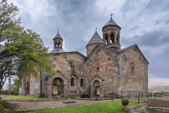 Saghmosavank is a 13th-century Armenian monastic complex located in the village of Saghmosavan in