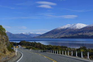 Road trip in winter in New Zealand