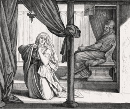 Hannah's Prayer, Old Testament, by Julius Schnorr von Carolsfeld