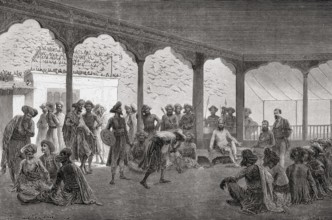 Court of Gaekwad Baroda, India, Asia