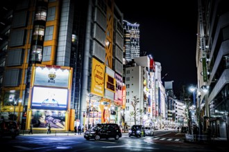 Shibuya night view (Shibuya -ku, Tokyo). Shooting Location: Shibuya -ku, Tokyo