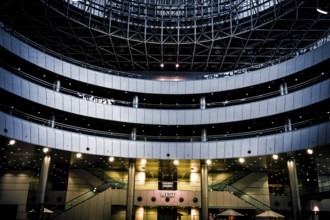 Circular architecture of the city. Shooting Location: Koto -ku, Tokyo