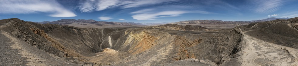 Ubehebe Crater panorama, Death Valley National Park