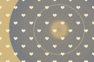 Creative abstract heart pattern background texture