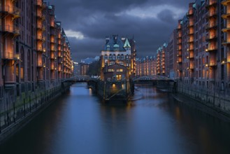 Traditional Buildings At The Speicherstadt Area In Hamburg