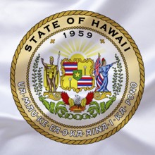USA, The coat of arms of Hawaii, state of the, North America