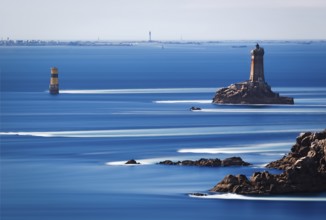 Phare de la Vieille at Point du Raz, Brittany, France, Europe