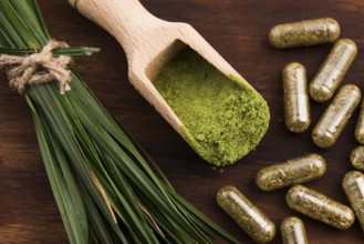 Young barley graß Detox superfood