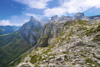 Fuente De mountains in Camaleno Cantabria of Spain