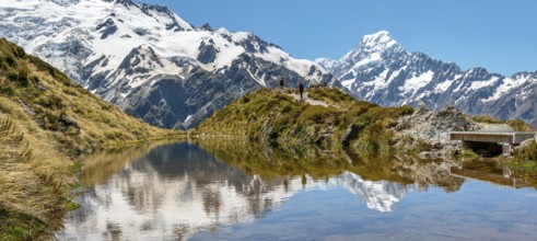 Scenic view of Mount Cook from Mueller Hut Route, Mount Cook National Park, South Island of New