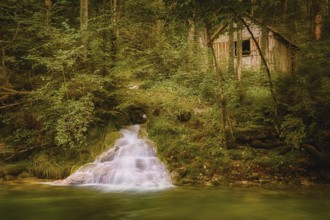 Waterfall of Eistobel, Isny im Allgau, Bavaria, Germany Isny im Allgau, Germany, Europe