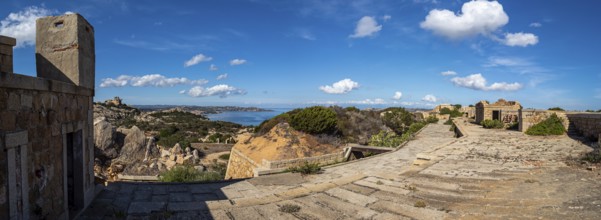 A picture of the abandoned military base of Capo D'Orso