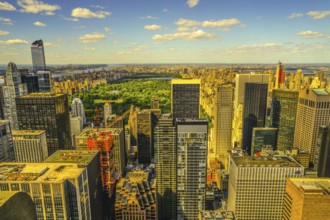 The view from the Rockefeller Center (Top of the Rock). Shooting Location: New York, Manhattan