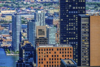 The view from the Rockefeller Center (Top of the Rock). Shooting Location: New York, Manhattan
