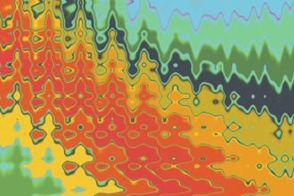 Abstract bright rainbow background eith waves