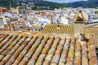 Tossa de Mar old town Vila Vella in Costa Brava of Catalonia masonry stone