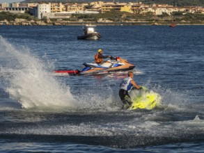 Olbia, Italy - September 16 - 20192 Aquabike world Championship gran prix of Italy