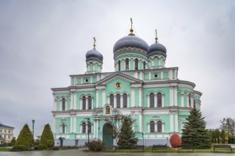 Trinity Cathedral in Saint Seraphim-Diveyevo Monastery, Russia, Europe