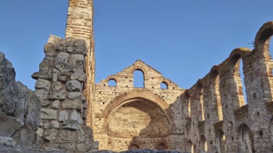 Hagia Sophia medieval Church ruins, The Old Bishopric in the old town of Nessebar, UNESCO world