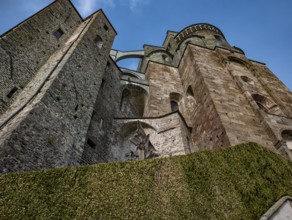 View of the Sacra di San Michele monastery