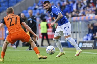 POZNAN, POLAND - FEBRUARY 19, 2023: Football match Polish PKO Ekstraklasa between Lech Poznan vs